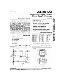 DataSheet MAX474 pdf
